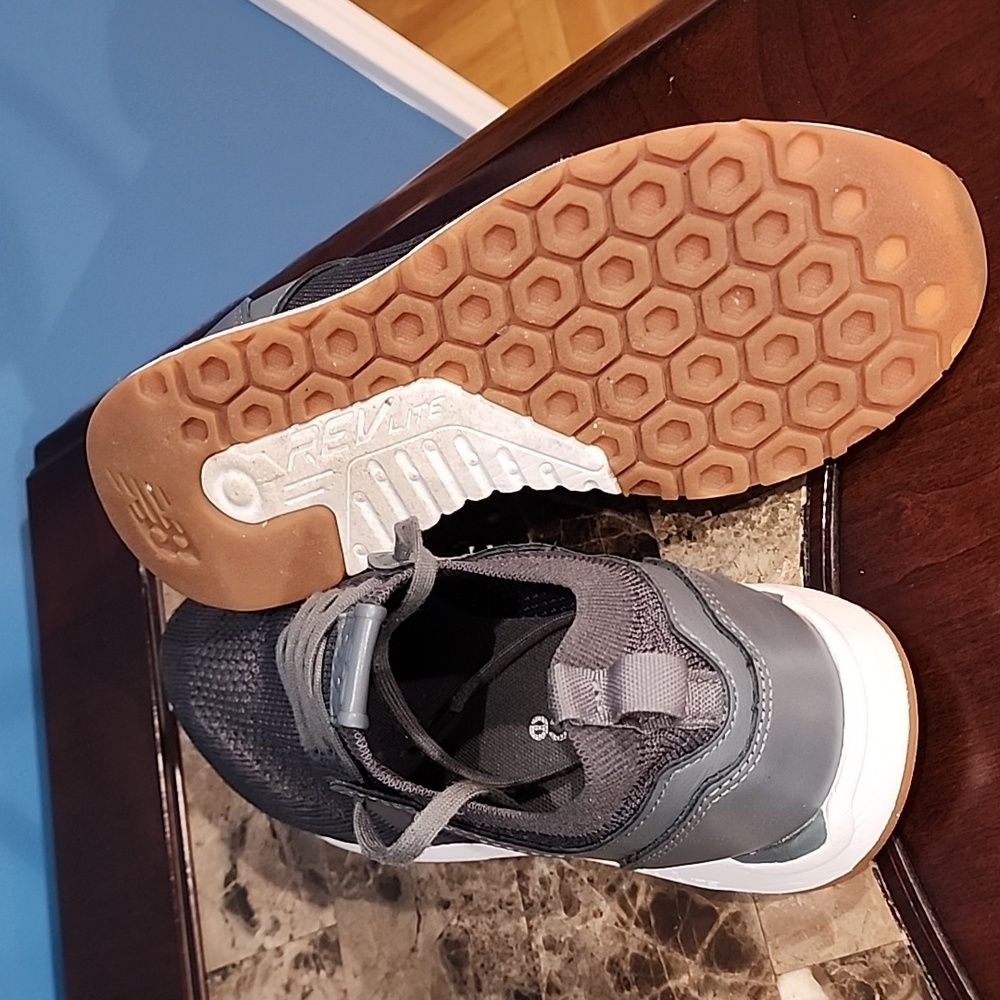 New Balance Women Charcoal Knit Sneakers - Picture 4 of 5